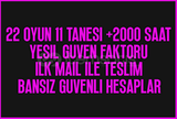 11 OYUN 2000 SAAT | FACEİT HAZIR | GARANTİ