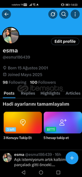 Fake kız hesabı 