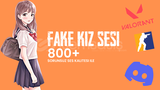 ❤ FAKE KIZ SESLERI 800+ ❤ I İNDİRİM I