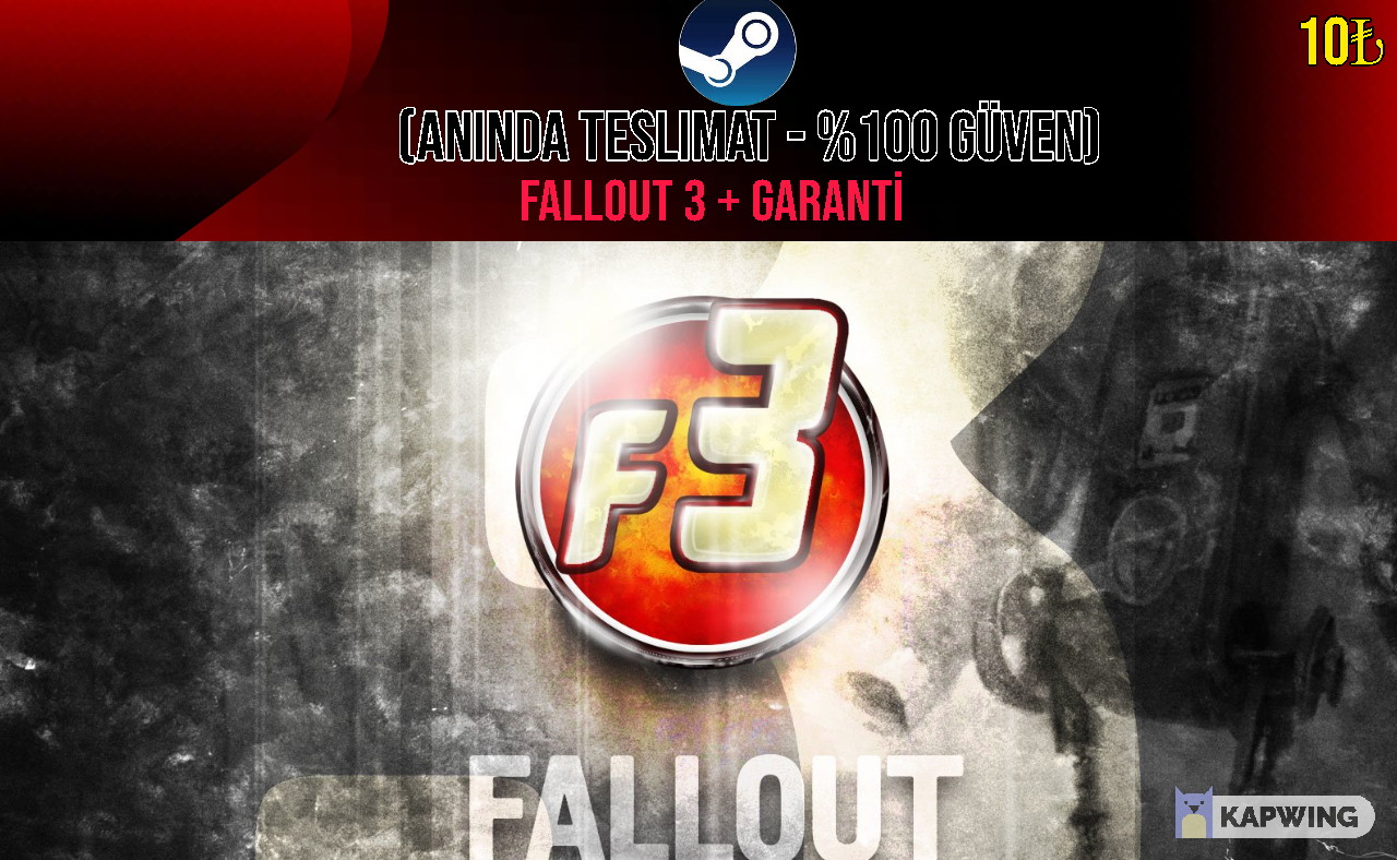 FALLOUT 3 + SINIRSIZ GARANTİ FALLOUT 3 + SINIRSIZ GARANTİ