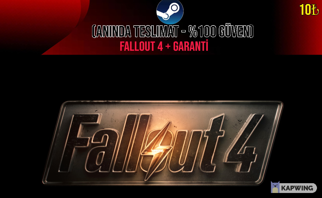 FALLOUT 4 + GARANTİ + HEDİYE OYUN FALLOUT 4 + GARANTİ + HEDİYE OYUN