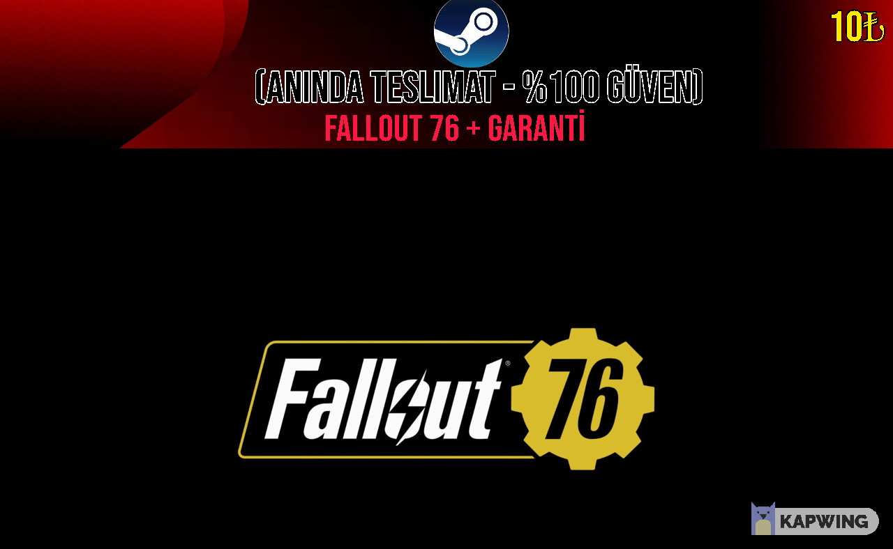 FALLOUT 76 + GARANTİ + DESTEK FALLOUT 76 + GARANTİ + DESTEK