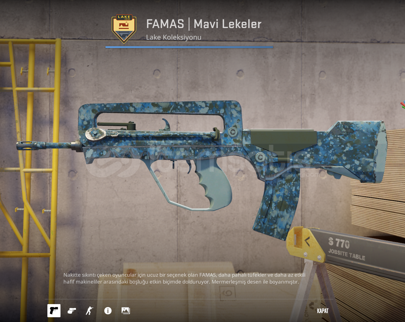 FAMAS | Mavi Lekeler FAMAS | Mavi Lekeler
