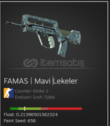 FAMAS | Mavi Lekeler (Field-Tested)
