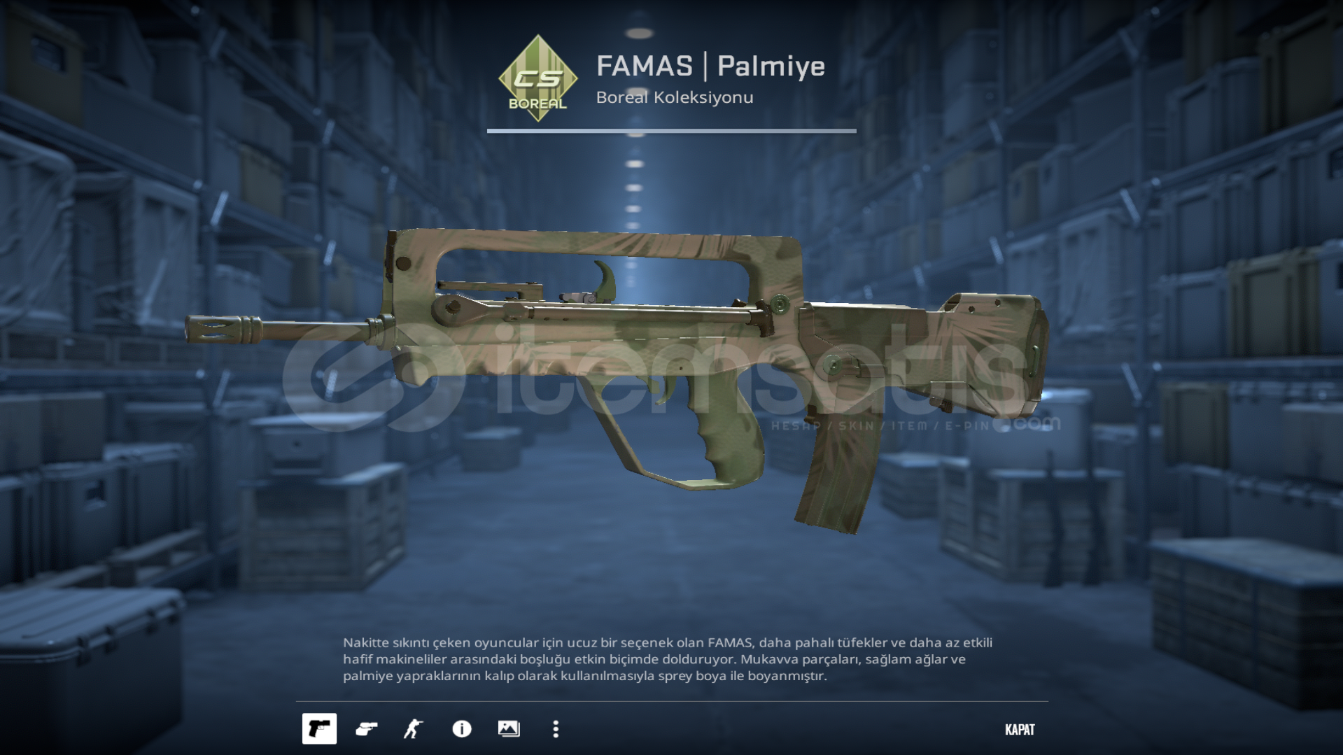⭐FAMAS | Palmiye⭐(EN UCUZU) (GÖREVDE KULLANILMIŞ ⭐FAMAS | Palmiye⭐(EN UCUZU) (GÖREVDE KULLANILMIŞ