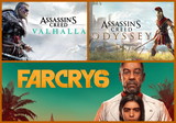 Far Cry 6 + Valhalla + Odyssey