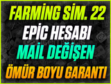 ⭐️Farming Simulator 2022 Online❤️Mail Değişen❤️