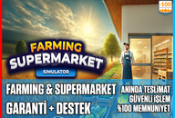 ⭐️☘️Farming & Supermarket Simulator❤️Garanti❤️