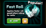 Fast Roll - Anime Defense RNG