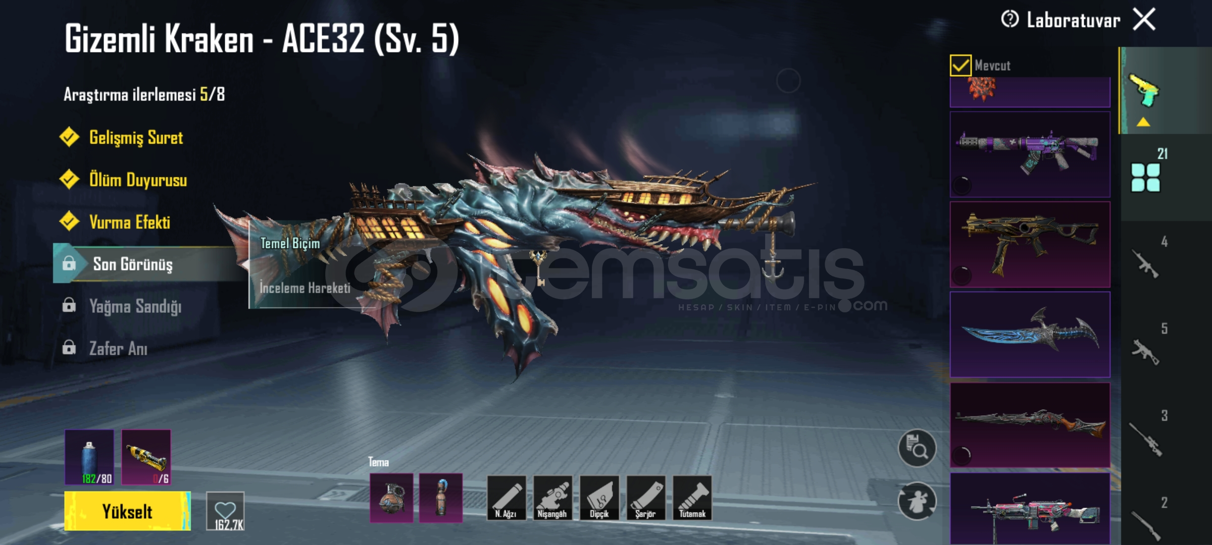 Fatih/Nihai+X-Suit/21 yükseltilebilir silah Fatih/Nihai+X-Suit/21 yükseltilebilir silah