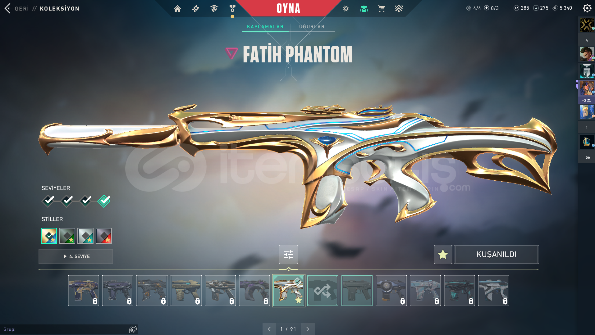 FATİH PHANTOMLU 72 LEVEL MAİLLİ TR KURULUM HESAP FATİH PHANTOMLU 72 LEVEL MAİLLİ TR KURULUM HESAP