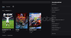 FC 25 EPİC GAMES HESABI PAZARLIK PAYI VARDIR