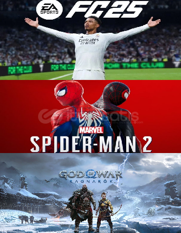 FC 25 + GOW RAGNAROK + SPIDERMAN 2 ⚡PS4/PS5⚡ FC 25 + GOW RAGNAROK + SPIDERMAN 2 ⚡PS4/PS5⚡