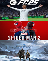 FC 25 + GOW RAGNAROK + SPIDERMAN 2 ⚡PS4/PS5⚡