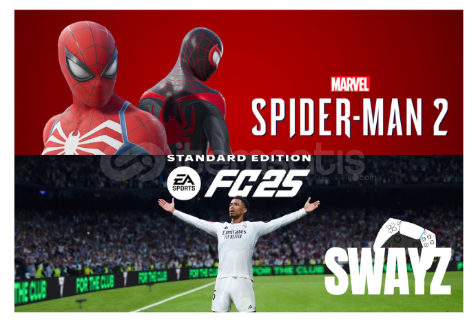 FC 25 + SPİDERMAN 2 + PS5 FC 25 + SPİDERMAN 2 + PS5