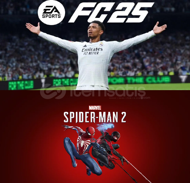 FC 25 + SPIDERMAN 2 PS5 & GARANTI FC 25 + SPIDERMAN 2 PS5 & GARANTI