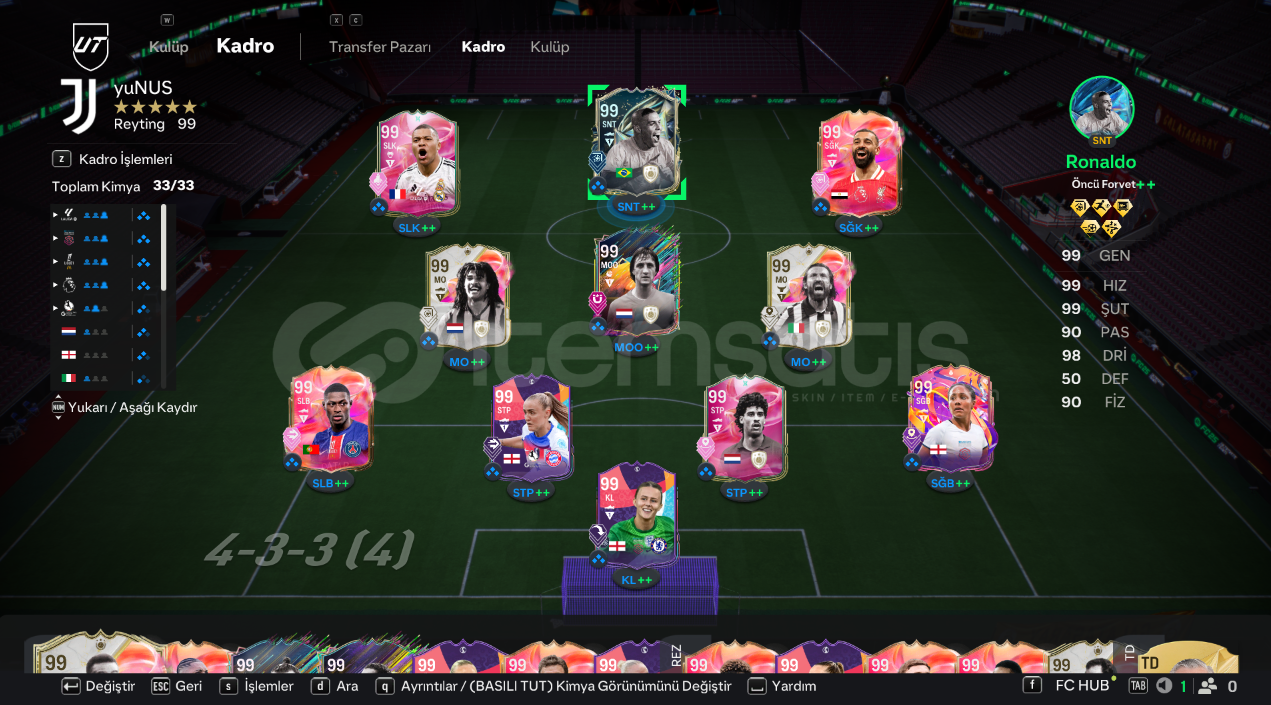 FC 25 ULTIMATE TEAM FULL KADROLU HESAP FC 25 ULTIMATE TEAM FULL KADROLU HESAP