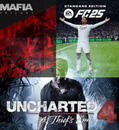 FC 25 + UNCHARTED 4 + MAFİA TRİLOGY PS4/PS5
