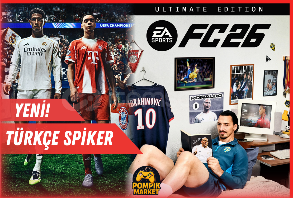 FC 26 Ultimate Edition + Türkçe Spiker FC 26 Ultimate Edition + Türkçe Spiker