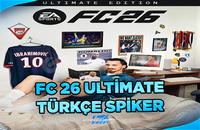 ⭐FC 26 Ultimate Edition⭐Türkçe Spiker + Oto Kod⭐ ⭐FC 26 Ultimate Edition⭐Türkçe Spiker + Oto Kod⭐