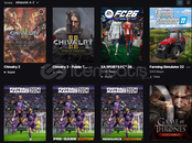 FC 26 dahil bazı oyunlar olan Epic hesabı