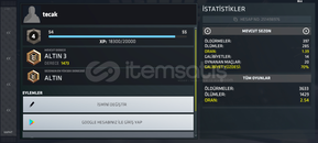 FC BAĞLI MUKEMMEL HESAP+1500 kredi
