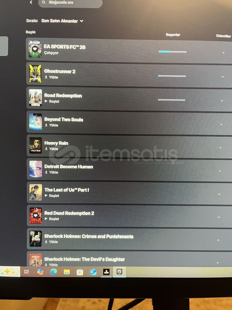 FC26 - RDR2-Lastofus-Gta5 ve bir çok oyun acil  FC26 - RDR2-Lastofus-Gta5 ve bir çok oyun acil