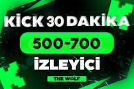 ⭐Kick 30 Dakika 500-700 Canlı İzleyici - BÜYÜME⭐