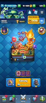 ⭐ | 8000 Kupa | 2 Evrim | 41 Seviye 119 kart