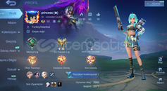 ✨Hero 120 | 110 Skin Amblem Max Mükemmel Hesap ✨