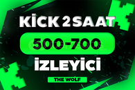 ⭐Kick 2 Saat 500-700 Canlı İzleyici - BÜYÜME⭐