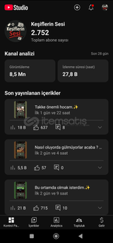 Fena aktif YouTube hesabi