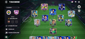 Fener+milli takım kadrolu+300milyon coins!!