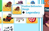 festive deliveries sleigh