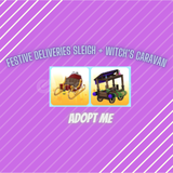 [ FESTIVE DELIVERIES SLEIGH + WİTCH'S CARAVAN ]