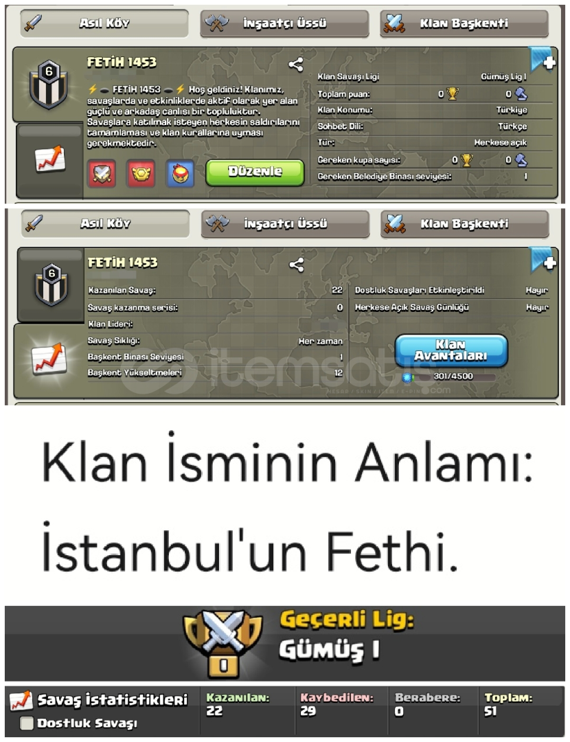 FETİH 1453⚡LİG ÖZEL⚡SAĞLAM GÜNLÜK⚡ÜNLÜ İSİM⚡ FETİH 1453⚡LİG ÖZEL⚡SAĞLAM GÜNLÜK⚡ÜNLÜ İSİM⚡