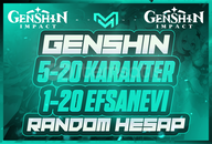 ⭐GENSHİN 5-20 KARAKTER 1-20 EFSANEVİ GARANTİLİ⭐