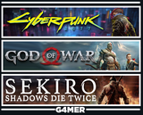 God of War + Cyberpunk 2077 + Sekiro + KORUMA