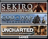 GOW Ragnarök + Sekiro + UNCHARTED