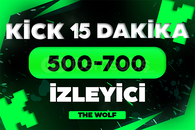 ⭐Kick 15 Dakika 500-700 Canlı İzleyici - BÜYÜME⭐