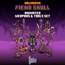 Fiend Skull Animated Weapons & Tools Set
