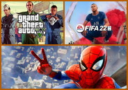 Fifa 2022 + Gta V + Spiderman & Garanti