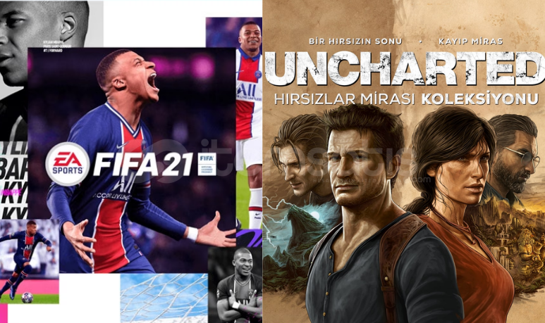 ⭐FIFA 21 + UNCHARTED KOLEKSİYONU PS4/PS5 ⭐FIFA 21 + UNCHARTED KOLEKSİYONU PS4/PS5