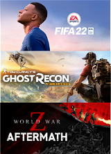 FIFA 22 + Ghost Recon® Wildlands + World War Z