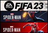 Fifa 23 + Miles Morales + Spider-man 