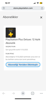 Fifa 25 ve ps plus Deluxe 5 aylık 