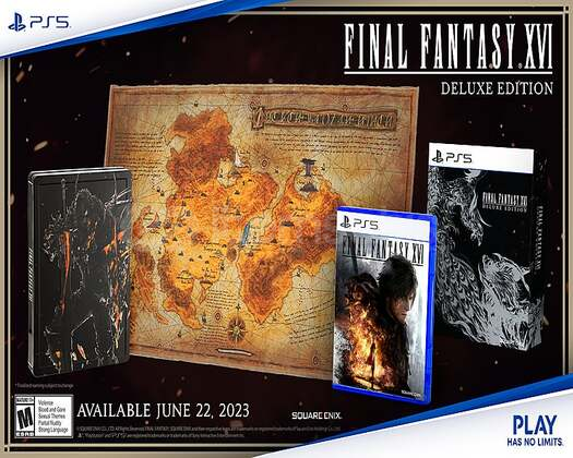 Final Fantasy XVI Deluxe Edition PS5  Final Fantasy XVI Deluxe Edition PS5