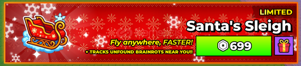⭐Find the Brainrot Santa's Sleigh⭐