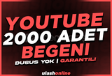 FIRSAT✨ 2.000 BEĞENİ | GARANTİLİ