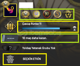 FIRSAT ! 5 MADALYA 50 WİN 361 SAAT SEÇKİN